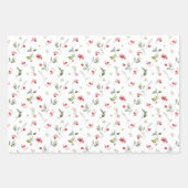 Holiday Berry & Branch Christmas Wrapping Paper (Voorkant 3)