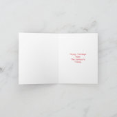 Holiday Billiard player Christmas Cards Feestdagen Kaart (Binnen)