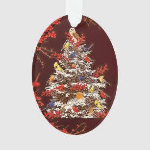 Holiday Bird Tree Ornament