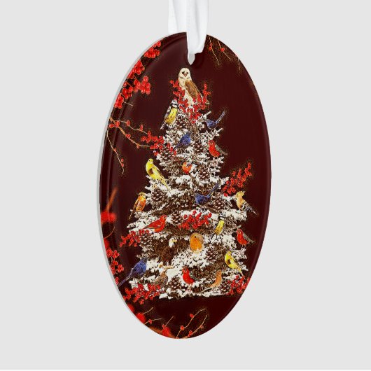 Holiday Bird Tree Ornament (voorkant)