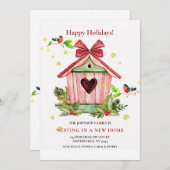 Holiday Birdhouse - Nieuwe aankondiging thuis (Voorkant / Achterkant)