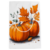 Holiday Blessings Pumpkins Gift Bags Medium Cadeauzakje (Voorkant)