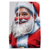 Holiday Blessings Santa Christmas Gift Bags Medium Cadeauzakje (Achterkant)