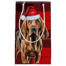 Holiday Bloodhound en feestelijke kerstmis Klein Cadeauzakje