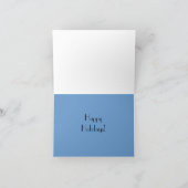 Holiday Blue Jay Feestdagen Kaart (Binnen)