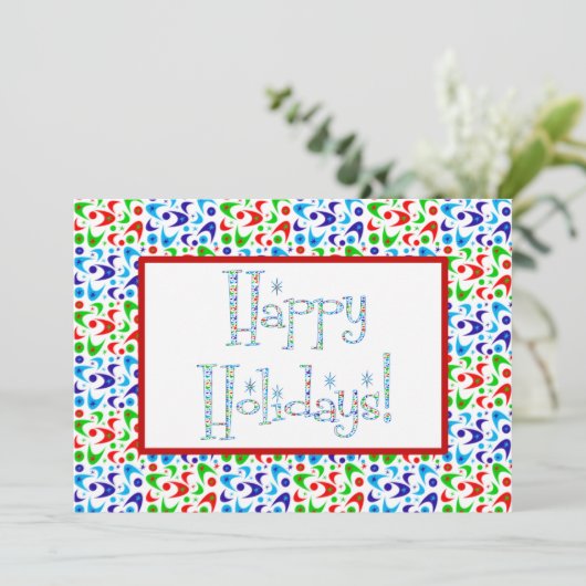 Holiday Boomerangs Kaart (Staand voorkant)