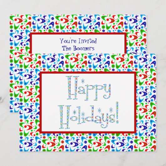 Holiday Boomerangs Kaart (Voorkant / Achterkant)