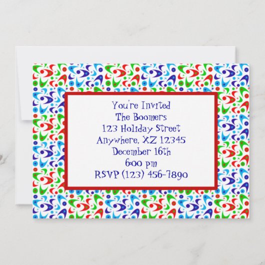 Holiday Boomerangs Kaart (Achterkant)