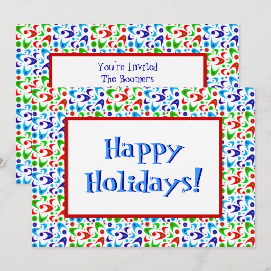 Holiday Boomerangs Kaart (Voorkant / Achterkant)