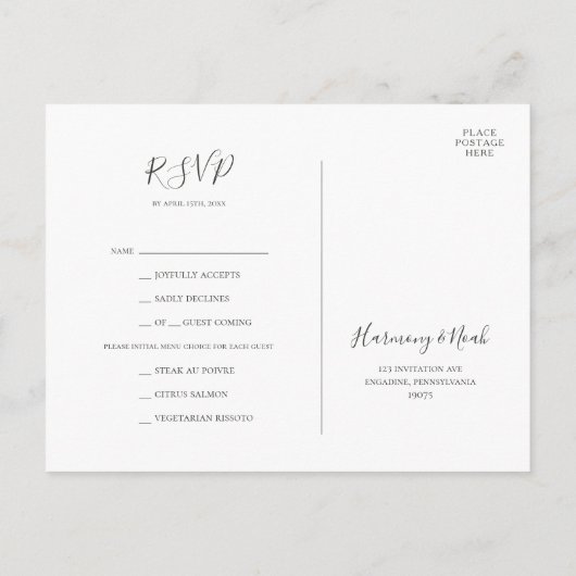 Holiday Botanical | Keuze uit het menu Champagne R (Achterkant)