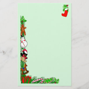 Holiday Boughs Stationery Briefpapier
