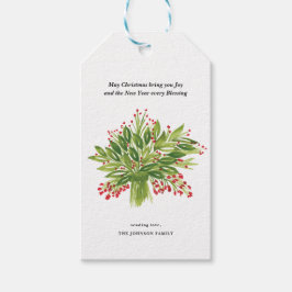 Holiday Bouquet Cadeaulabel