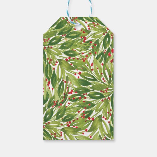 Holiday Bouquet Cadeaulabel (Achterkant)