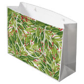 Holiday Bouquet Gift Bag Groot Cadeauzakje (Achterkant Gekanteld)
