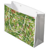 Holiday Bouquet Gift Bag Groot Cadeauzakje (Voorkant Gekanteld)