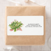 Holiday Bouquet label (Insitu)