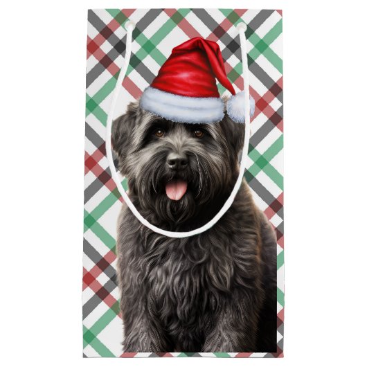 Holiday Bouvier en Festive Pset Kerstmis Klein Cadeauzakje (Voorkant)
