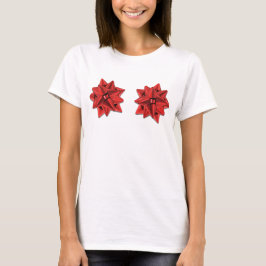 Holiday Bow Bra (rood) T-shirt
