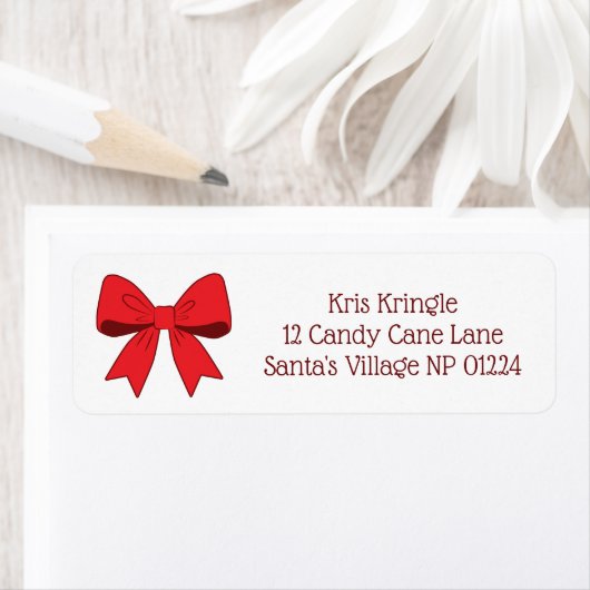 Holiday Bow Etiket (Insitu)