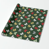 Holiday Bows Cadeaupapier (Uitgerold)