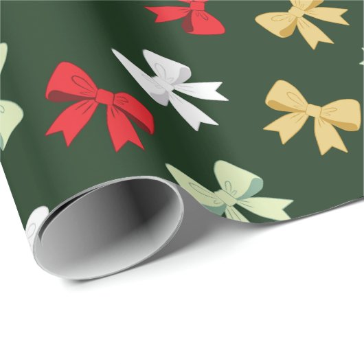 Holiday Bows Cadeaupapier (Rol Hoek)