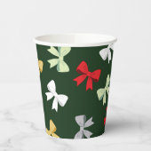 Holiday Bows Papieren Bekers (Links)
