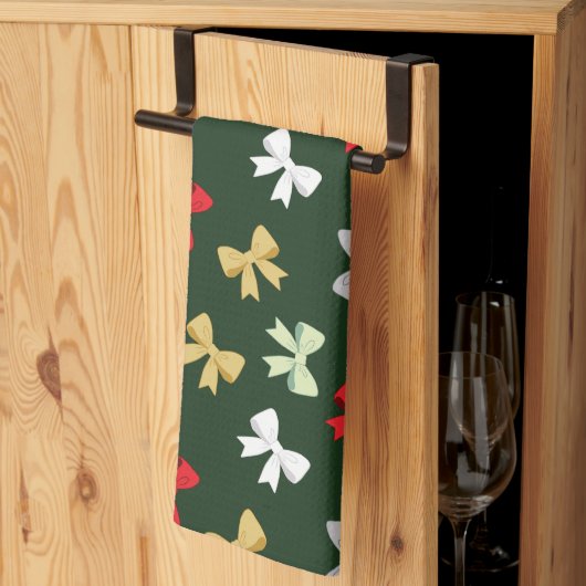 Holiday Bows Theedoek (Derde Gevouwen)