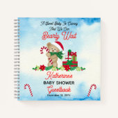 Holiday Boy Beer Barly Wait Baby shower Guestbook Notitieboek (Voorkant)