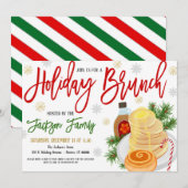 Holiday Brunch Uitnodiging (Voorkant / Achterkant)