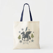 Holiday Buckbeak Winter Grafisch Tote Bag (Voorkant)