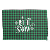 Holiday Buffalo Plaid Pillowcase Kussensloop (Voorkant)
