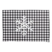 Holiday Buffalo Plaid Pillowcase Pair Kussensloop (Voorkant-Links)