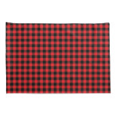 Holiday Buffalo Plaid Pillowcase Pair Kussensloop (Achterkant-Rechts)