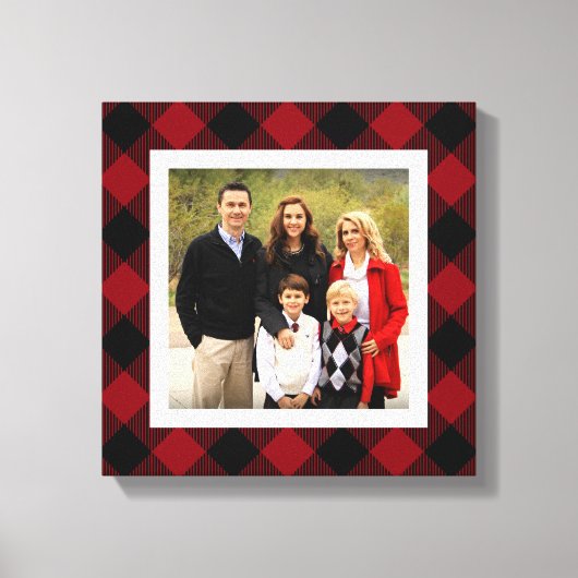 Holiday Buffalo Pset Foto Canvas Afdruk (Voorkant)