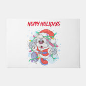 Holiday Bunny Kerstdoormat Deurmat (Voorkant)