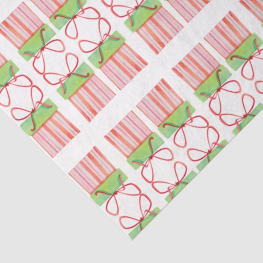 Holiday Cadebox Patroon Tissuepapier (Detail)