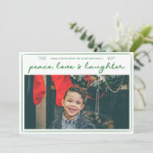 Holiday Calligrafie Foto | Kaart met minimumaantal (Staand voorkant)