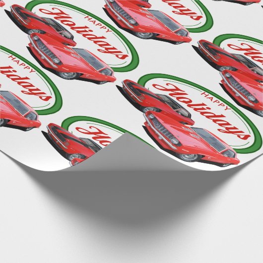 Holiday Camaros Cadeaupapier (Hoek)