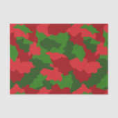 Holiday Camouflage Red en Green Tissuepapier (Voorkant)