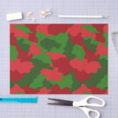 Holiday Camouflage Red en Green Tissuepapier (Craft)