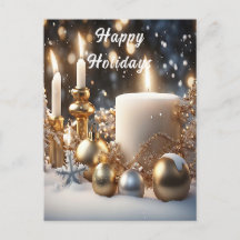 Holiday Candles Briefkaart