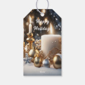 Holiday Candles Holiday Gift Label Cadeaulabel (Achterkant)