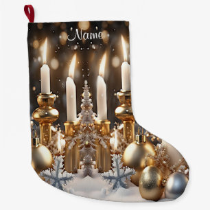 Holiday Candles Holiday Stocking Grote Kerstsok