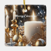 Holiday Candles Ornament (Voorkant)