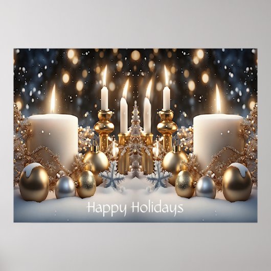 Holiday Candles Poster (Voorkant)