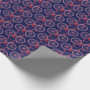 Holiday Candy Cane Bikes Cadeaupapier