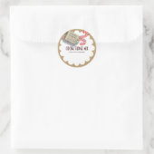 Holiday Candy Cane Craft Paper Gift Label (Tas)