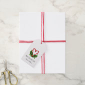 Holiday Candy Cane Heart Merry Kerstnaam Cadeaulabel (Met Touw)