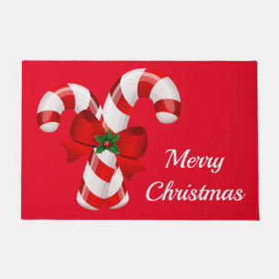 Holiday Candy Canes Kerstdoormat Deurmat