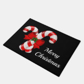 Holiday Candy Canes Kerstdoormat Deurmat (Schuin)